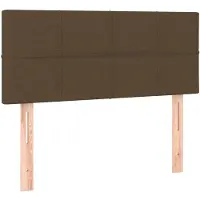 vidaXL Hoofdbord 80x5x78/88 cm stof donkerbruin
