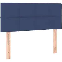 vidaXL Hoofdbord 80x5x78/88 cm stof blauw