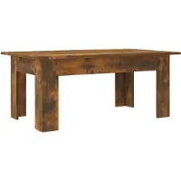 vidaXL Salontafel 100x60x42 cm bewerkt hout gerookt eikenkleurig