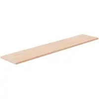 vidaXL Plank 100x20x1,5 cm onbehandeld massief eikenhout