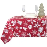 Unique living tafelkleed hein 150x250cm red