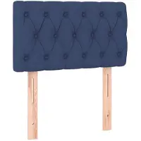 vidaXL Hoofdbord 80x7x78/88 cm stof blauw
