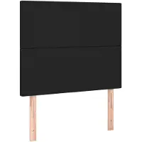 vidaXL Hoofdbord zwart 90x5x118/128 cm kunstleer