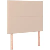 vidaXL Hoofdbord cappuccino 90x5x118/128 cm Kunstleer