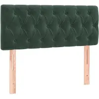 vidaXL Hoofdbord 90x7x78/88 cm fluweel donkergroen