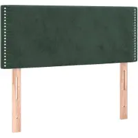 vidaXL Hoofdbord 80x5x78/88 cm fluweel donkergroen