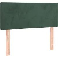 vidaXL Hoofdbord 90x5x78/88 cm fluweel donkergroen