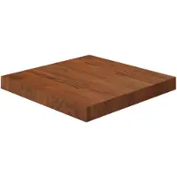 vidaXL Tafelblad vierkant 40x40x4cm behandeld eiken donkerbruin