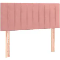 vidaXL Hoofdbord 90x5x78/88 cm fluweel roze