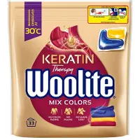 Woolite Mix Colors kleurbescherming wascapsules met keratine 33st