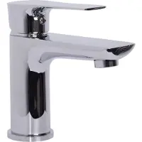 Wiesbaden Wastafelmengkraan larga chroom 15 cm