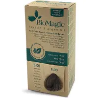 BioMagic Biologische Haarverf met Natuurlijke Ingrediënten - verrijkt met Keratine en Arganolie.- Vegan - zonder PPD - zonder Ammoniak - DONKERBLOND 6/00