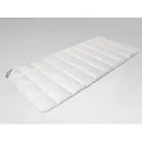 Yumeko Topdekmatras Ganzendons 160x200 Wit - Eco, Bio & Fairtrade