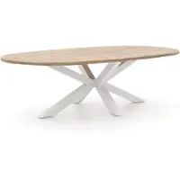 Rough furniture + 15% kassakorting | ROUGH-Y Ellips dining tuintafel 280x130cm