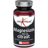 Lucovitaal Magnesium Citraat Supplement 400 mg - 60 Tabletten
