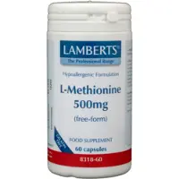 Lamberts L-methionine 500mg Vegacapsules