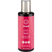 Khadi Rose Repair, 200 ml, Shampoo, voor dames, voor beschadigd haar, voor droog haar, geschikt voor alle haarkleuren, hydraterend, voedend, herstellend, glanzend, verzachtend, versterkend
