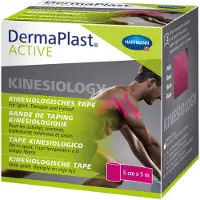Hartmann Dermaplast Active Kinesio Tape Roze 5cm x 5m 5220420 1 St Verband