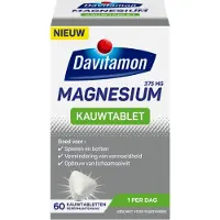 Davitamon Magnesium - Magnesium tabletten - Voedingssupplement- 60 Magnesium kauwtabletten