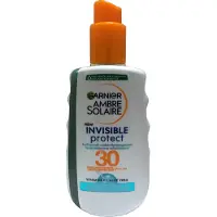 Garnier Ambre Solaire Invisible Protect Refresh Transparente Zonnebrandspray SPF 30 - Aloë Vera & Vitamine E - 200ml