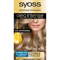 Syoss Oleo Intense 8-05 Haarverf - Beige Blond - Permanente Haarkleuring - Ammoniakvrij - Met Voedende Oliën - 100% Grijsdekking - Langdurige Kleur - 1 stuk