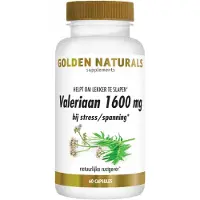 Golden naturals Valeriaan 1600mg Capsules