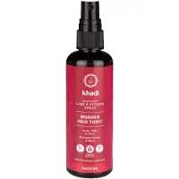 Khadi WONDER HAIR TONIC Ayurvedische verzorgings- en stylingspray Ayurvedische haartonic voor kracht, volume en onmiddellijke glans van wortel to