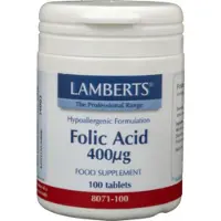 Lamberts Vitamine B11 400 mcg (foliumzuur) 100 tabletten