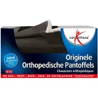 Lucovitaal Pantoffel Orthopedisch Antraciet - Maat 39-40
