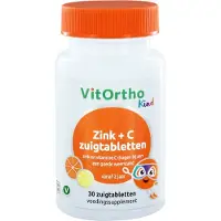 Vitortho Zink + C kind 30 zuigtabletten