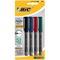 BIC permanent marker ECOlutions | schrijfbreedte 1 | 1 mm | fijne punt | geassorteerde kleuren