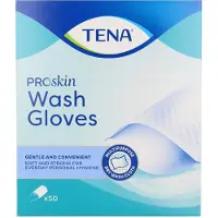 Tena ProSkin Wash Glove Washandjes Soft 50 St Handschoenen