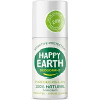 Happy Earth 100% Natuurlijke Deodorant Roller Unscented 75 ml