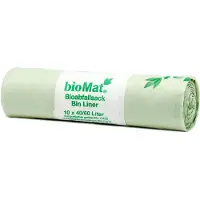 Biomat Wastebag compostable 40/60 liter 10 stuks