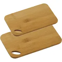 Kesper Bamboe houten snijplanken voordeel set in 2 verschillende formaten - Snijplanken