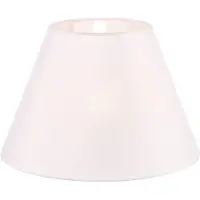 Duolla Lampenkap Sofia hoogte 31 cm, veroni wit, wit / opaal, Textiel / Stof / Zijde