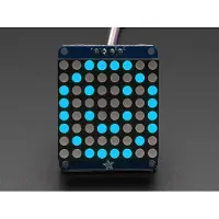 Adafruit Small 1.2 inch 8x8 LED Matrix w/I2C Backpack - Blauw 1052