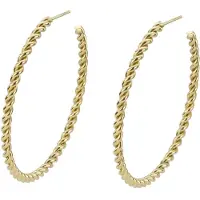 Traveller Oorringen - Dames - Goudkleurig - Draaieffect - Ringen ø 50 mm - Verguld - 182038