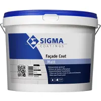 Sigma Facade Coat Matt | Matte Gevelverf 10 LTR - Wit