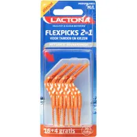 Lactona Flexpicks 2in1 M/L Tandenstokers 20 stuks