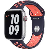 Apple Watch 38/40 mm Siliconen Horlogeband Nike Sport Blue Black/Bright Mango