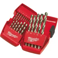 Milwaukee Thunderweb HSS-G Metaalborenset – 19-delig (1–10 mm) – In Koffer