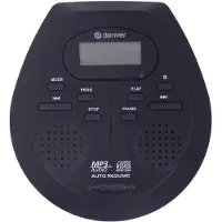 Denver Discman - Draagbare CD & MP3 speler - Anti shock - Ingebouwde speakers - Inclusief Oordopjes - CD, CD-R, CD-RW, MP3 - DMP395