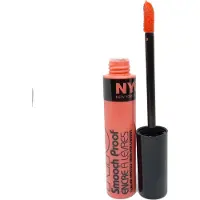 Nyc Smooch Proof Liquid Lip Stain Lipgloss Crème Lipkleur Make Up Pen 7ml - 100 Faithful Coral