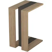Decortie Bijzettafel Muju | spaanplaat naturel 30x40x57 cm bijzettafels | NADUVI