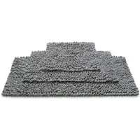 Vandyck Nevada Steel Grey Badmat incl. Waszak 70x140