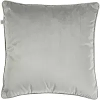 Dutch decor - FINN - Kussenhoes velvet 45x45 cm - Micro Chip - lichtgrijs