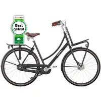 POPAL Transsportfiets daily dutch prestige n3 rn 59 cm Mat zwart 28 inch