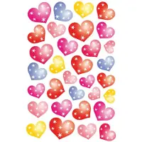 Herma Stickers puntharten, prismatisch folie - 10 stuks