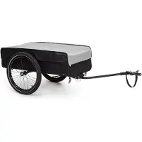 Klarfit Companion aanhanger L 40 kg/50 ltr fietsaanhanger handkar 16"